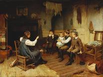 Children Playing in an Interior, 1893-Harry Brooker-Giclee Print