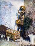 Painted Clothes Chest, Which Lies at the Foot of Tutankhamen's Statue, Egypt, 1933-1934-Harry Burton-Giclee Print