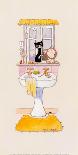 Basil in the Bathroom III-Harry Caunce-Art Print