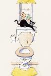 Basil in the Bathroom II-Harry Caunce-Framed Art Print