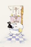 Basil in the Bathroom III-Harry Caunce-Art Print