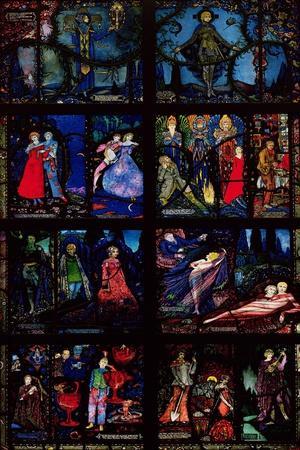 The Geneva Window, Eight Panels Depicting Scenes from Early Irish Literature, 1929