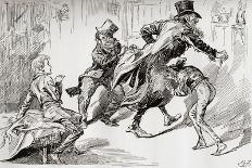 The Meeting of the (Roya) Zoological Society, Hanover Square, London, 1885-Harry Furniss-Giclee Print