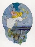 One Moonlight Night the Fairies Came Flying In-Harry G. Theaker-Mounted Art Print