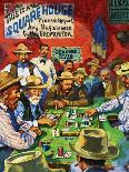 Cowboys Playing Faro in a Saloon-Harry Green-Framed Giclee Print