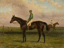 Gladiateur with Harry Grimshaw Up and His Owner, Count Frederic De Lagrange, 1865-Harry Hall-Giclee Print