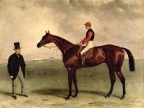 Gladiateur with Harry Grimshaw Up and His Owner, Count Frederic De Lagrange, 1865-Harry Hall-Giclee Print
