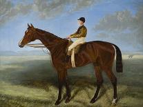 Gladiateur with Harry Grimshaw Up and His Owner, Count Frederic De Lagrange, 1865-Harry Hall-Giclee Print