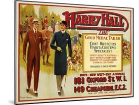 Harry Hall - "The" Gold Medal Tailor Advertisement Poster-Hilton Greene-Mounted Giclee Print