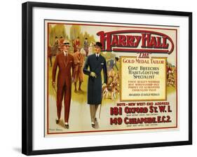 Harry Hall - "The" Gold Medal Tailor Advertisement Poster-Hilton Greene-Framed Giclee Print