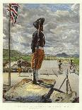 A Sikh Sentry at Fort Johnston, British Central Africa-Harry Hamilton Johnston-Giclee Print