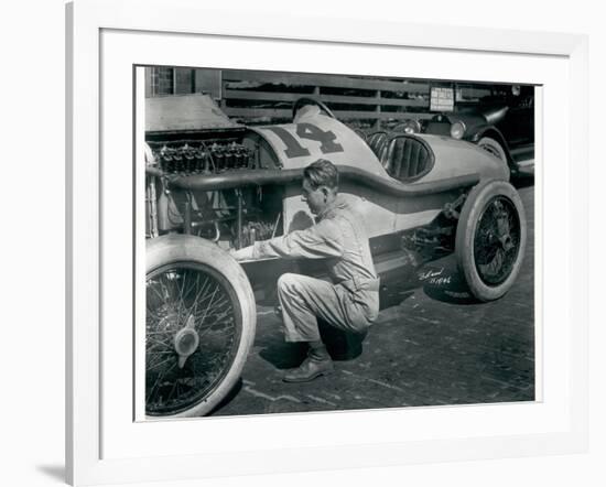 Harry Hartz and No.14 Racecar, 1919-Marvin Boland-Framed Giclee Print