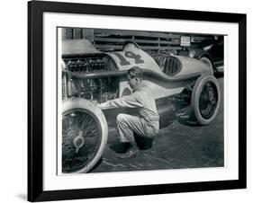 Harry Hartz and No.14 Racecar, 1919-Marvin Boland-Framed Giclee Print