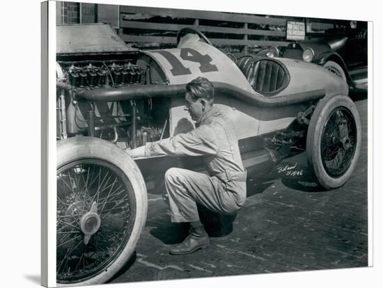 Harry Hartz and No.14 Racecar, 1919-Marvin Boland-Stretched Canvas