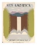 See America Visit the National Parks, ca. 1936-1940-Harry Herzog-Laminated Art Print