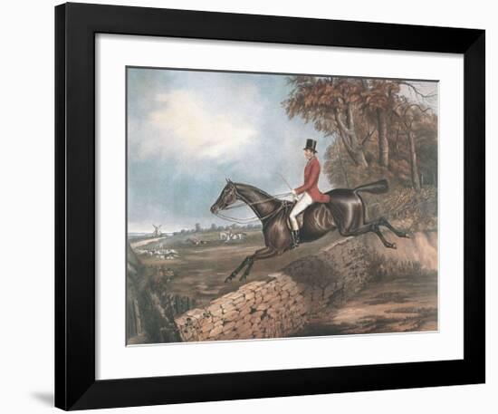 Harry Hieover on Tilter-Harry Hall-Framed Art Print