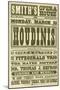 Harry Houdini C. 1898-null-Mounted Giclee Print