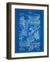 Harry Houdini Diving Suit Patent-null-Framed Art Print