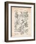 Harry Houdini Diving Suit Patent-Cole Borders-Framed Art Print