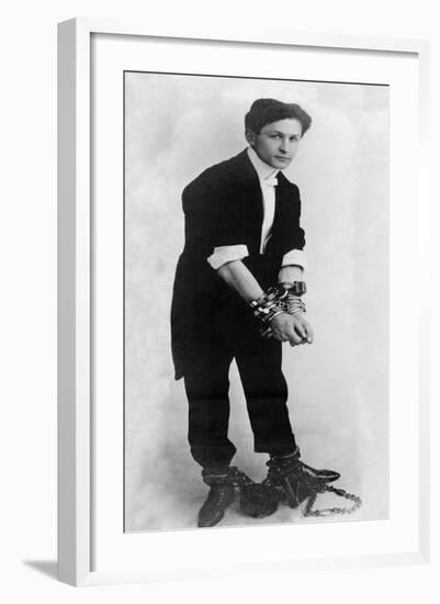 Harry Houdini, Hungarian-American Magician-Science Source-Framed Giclee Print