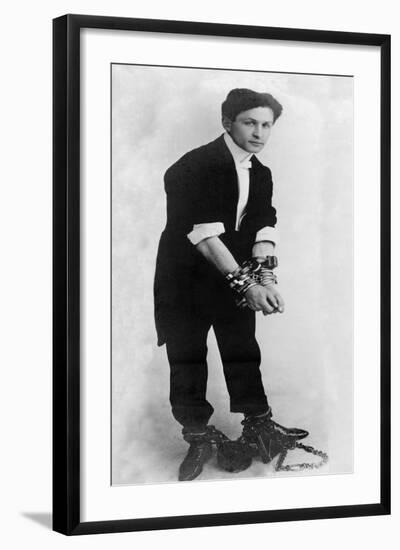 Harry Houdini, Hungarian-American Magician-Science Source-Framed Giclee Print