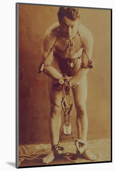 Harry Houdini in chains, c.1899-American Photographer-Mounted Photographic Print