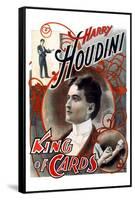 Harry Houdini: King of Cards-null-Framed Stretched Canvas