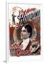 Harry Houdini: King of Cards-null-Framed Art Print