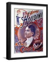 Harry Houdini, UK-null-Framed Premium Giclee Print