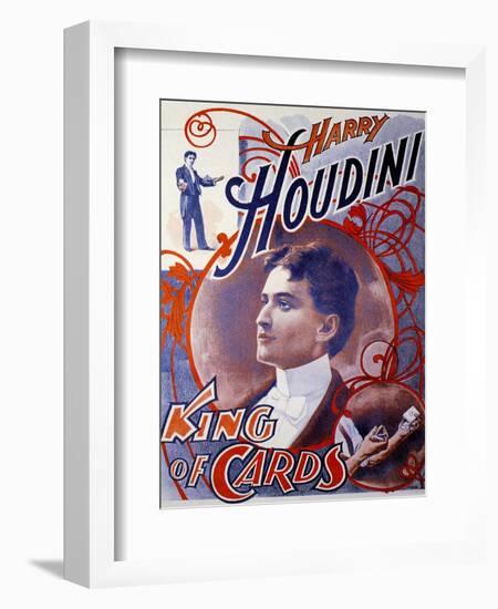 Harry Houdini, UK-null-Framed Giclee Print