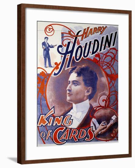 Harry Houdini, UK-null-Framed Giclee Print