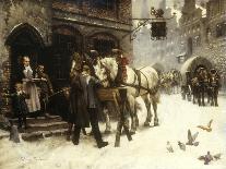 Outside the Village Inn-Harry Jochmus-Giclee Print