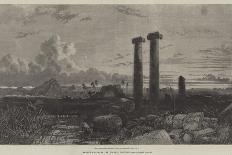 The Temple of Minerva in Aegina, Greece-Harry John Johnson-Giclee Print