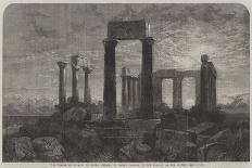 The Temple of Minerva in Aegina, Greece-Harry John Johnson-Giclee Print