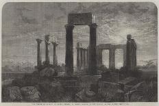 The Temple of Minerva in Aegina, Greece-Harry John Johnson-Framed Giclee Print