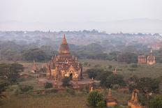 Golden Buddha Statue at Ananda Temple in Bagan, Myanmar-Harry Marx-Photographic Print