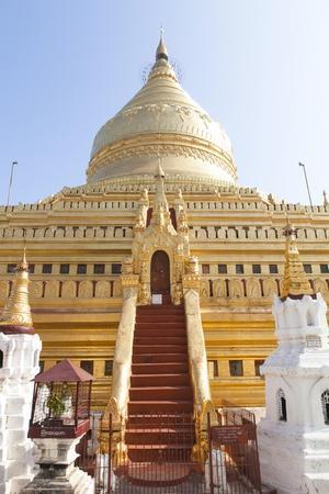Shwezigon Temple in Bagan, Myanmar