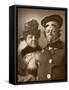 Harry Nicholls and Herbert Campbell, British Actors (The Queen and the Kin), 1888-W&d Downey-Framed Stretched Canvas