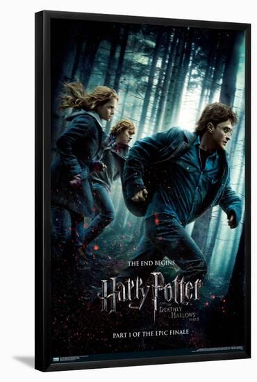 Harry Potter and the Deathly Hallows: Part 1 - Running One Sheet-Trends International-Framed Poster