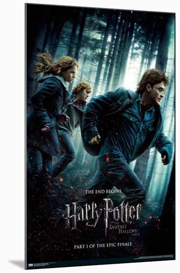 Harry Potter and the Deathly Hallows: Part 1 - Running One Sheet-Trends International-Mounted Poster