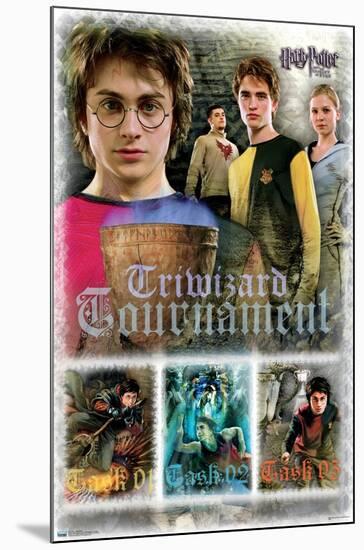 Harry Potter and the Goblet of Fire - Triwizard Tournament-Trends International-Mounted Poster