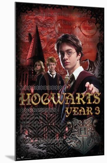 Harry Potter and the Prisoner of Azkaban - Year 3-Trends International-Mounted Poster
