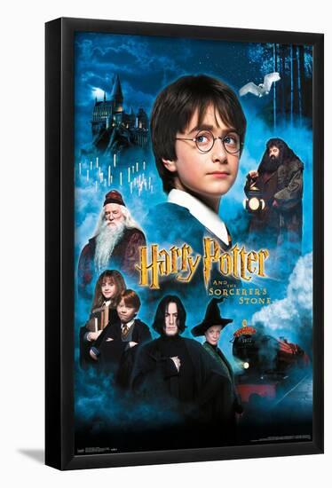 Harry Potter and the Sorcerer's Stone - Candles One Sheet-Trends International-Framed Poster