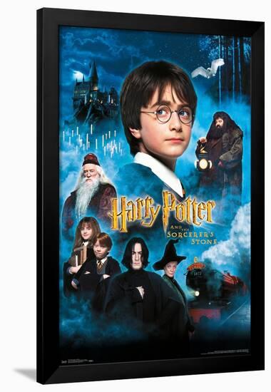 Harry Potter and the Sorcerer's Stone - Candles One Sheet-Trends International-Framed Poster