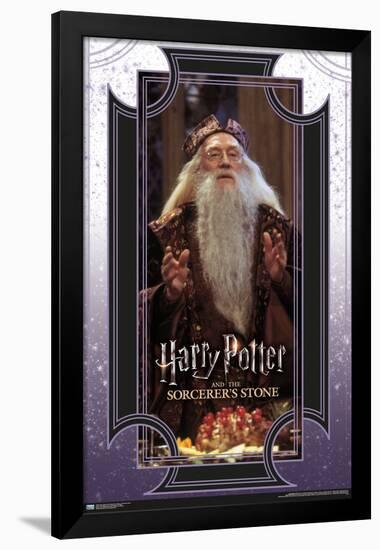 Harry Potter and the Sorcerer's Stone - Dumbledore Wise-Trends International-Framed Poster