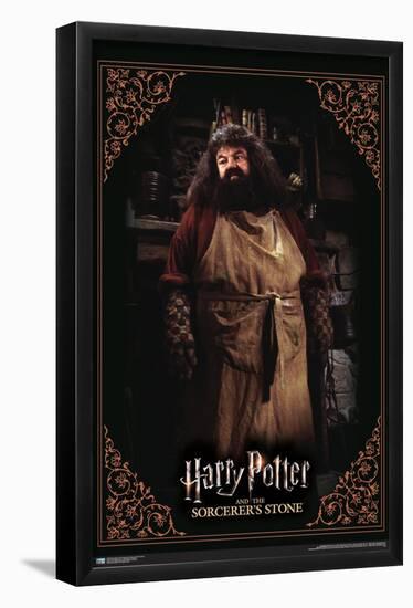 Harry Potter and the Sorcerer's Stone - Hagrid Cooking-Trends International-Framed Poster
