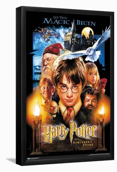 Harry Potter and the Sorcerer's Stone - One Sheet-Trends International-Framed Poster