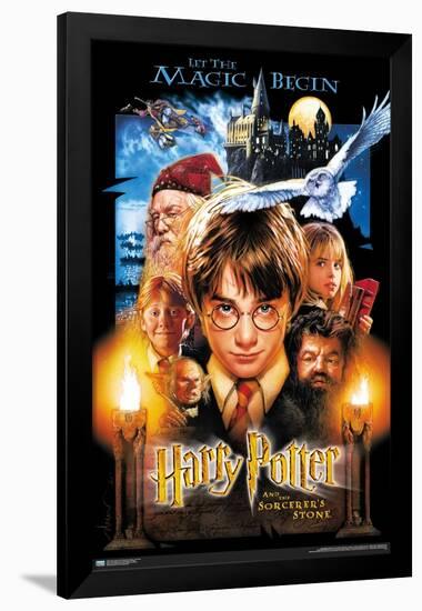 Harry Potter and the Sorcerer's Stone - One Sheet-Trends International-Framed Poster