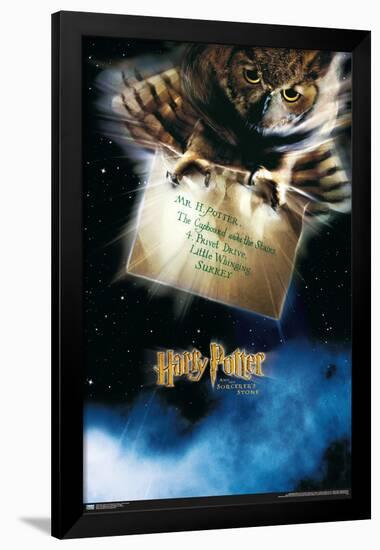 Harry Potter and the Sorcerer's Stone - Owl One Sheet-Trends International-Framed Poster