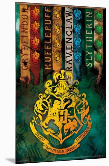 HARRY POTTER - CRESTS-null-Mounted Poster